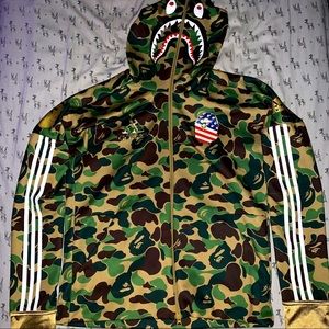BAPE X ADIDAS SB SHARK HOODIE
